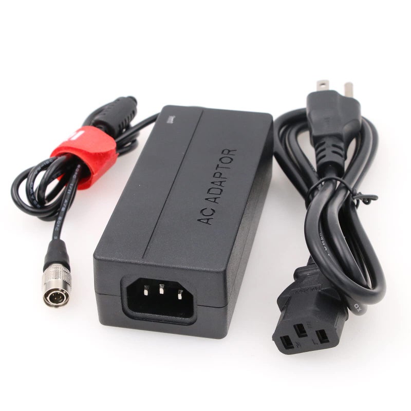 DRRI Sound Devices XL-WPH3 Universal AC to DC Power Adapter with 4pin Hirose Connector for 633, 688,Sound Devices 302,442,552,788T-SSD Mixer (12V 2A) - Image 1